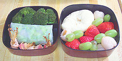 Salad in an envelope