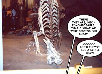 We been wasting our time!  They're already dug up.