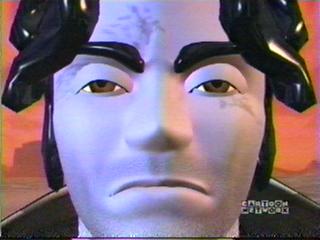 Is it in his eyes? Oh, no, he'll make believe.