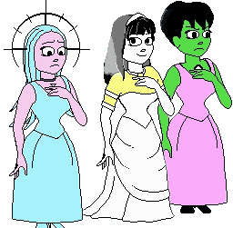 Now YOU wear the crappy dresses!